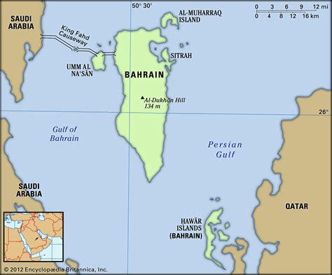 bahrain time|map of bahrain region.